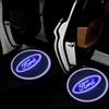 2Pc Car Door Welcome Light Led HD Projector Lamp Courtesy Patrol Accessories For Ford Focus Fiesta Mondeo Kuga S Max Puma Fusion
