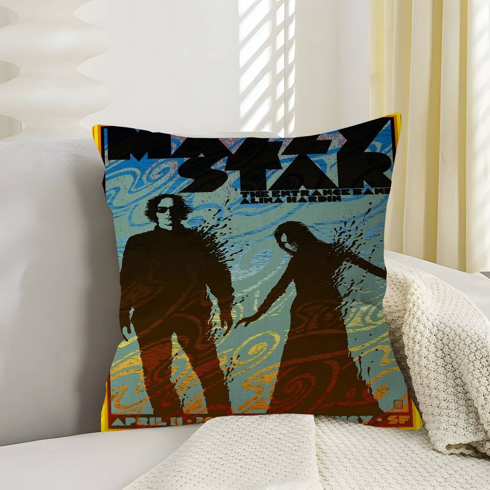 80S Pop Punk Band Mazzy Star Lucky Dragon Pillow Cover Sofa Cushion Cover Home Room Decoration Children Gift