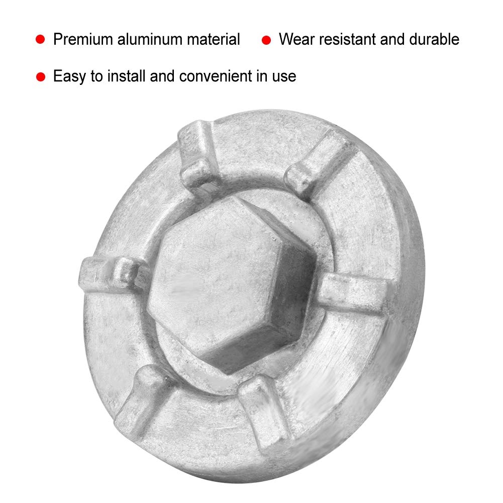 Akozon 4HC-15351-00-00 Drain Plug Cover for Yamaha Big Bear Kodiak Grizzly Rhino