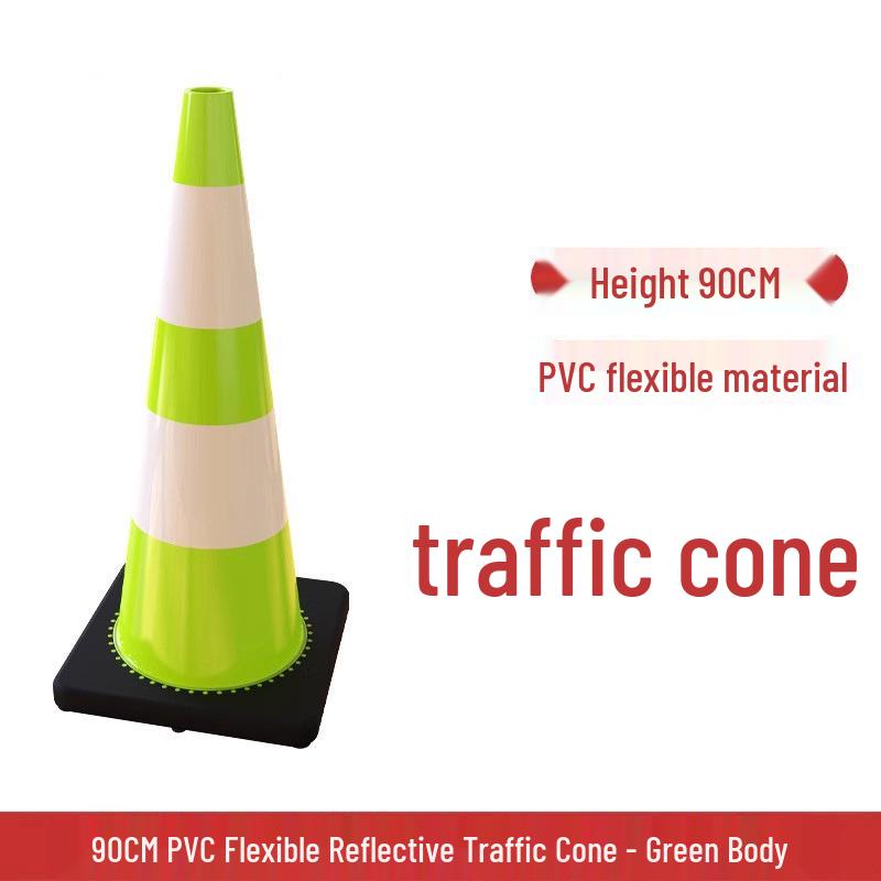 70cm PVC Reflective Traffic Cone - Road Safety Warning Cone & Barrier