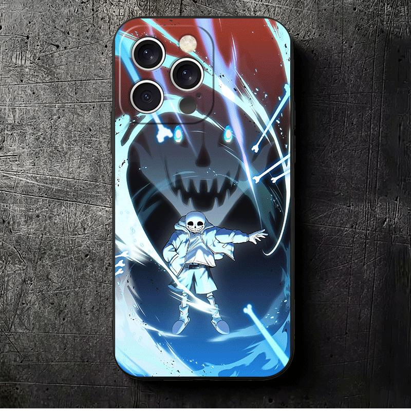 U-Undertale S-Sans Soft Phone Case for iPhone 16 16E 17 Air 15 Pro Max 14 Plus 13 Mini 11 12 7 Black Cover Back Shell