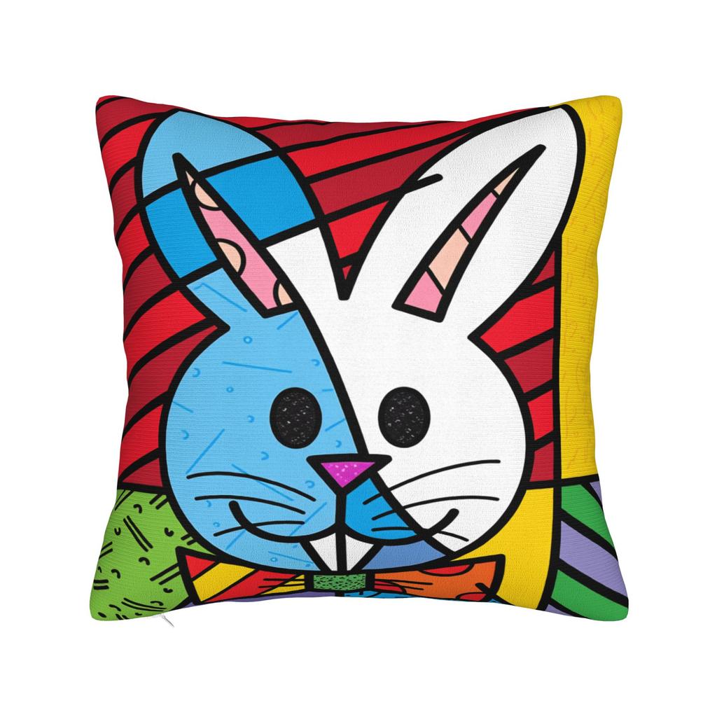 Pillow Case Brittos Art Rabbit Dog Heart Jesus Comfy Pillow Cover For Wedding Party Home Decor Vintage Pillowcases