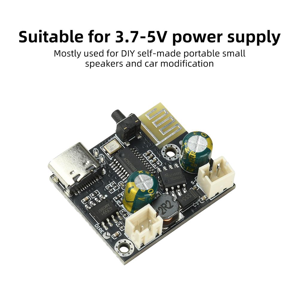 DC 3.7-5.0V Mono Amplifier Board BPM13 Plus BT 5.4 Amplifier Module BT Audio Speaker DIY Module Type C