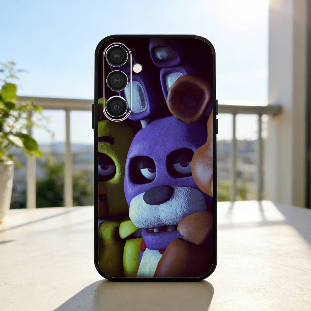 Five N-Nights At F-Freddys Fnaf  Phone Case For Samsung  A73,A21s,A22,A31,A32,A52,A53,A71,A80,Soft Black Shell