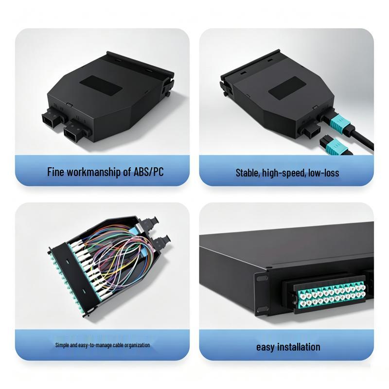 Guangpu Huamai 1U 96-Core High-Density Fiber Optic Patch Panel MPO Module