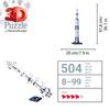 Ravensburger 3D Apollo 11 Saturn V 440 Fertig 11545 Alter 3D Geschenk Puzzle, Rakete, Teile, Größe 98,1 cm hoch, 7, 8+ [Puzzle, Puzzle,