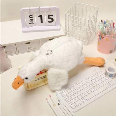Big Plush Pen Case, Student Fun Animal Cartoon Stationery Storage Bag, Cute And Unique