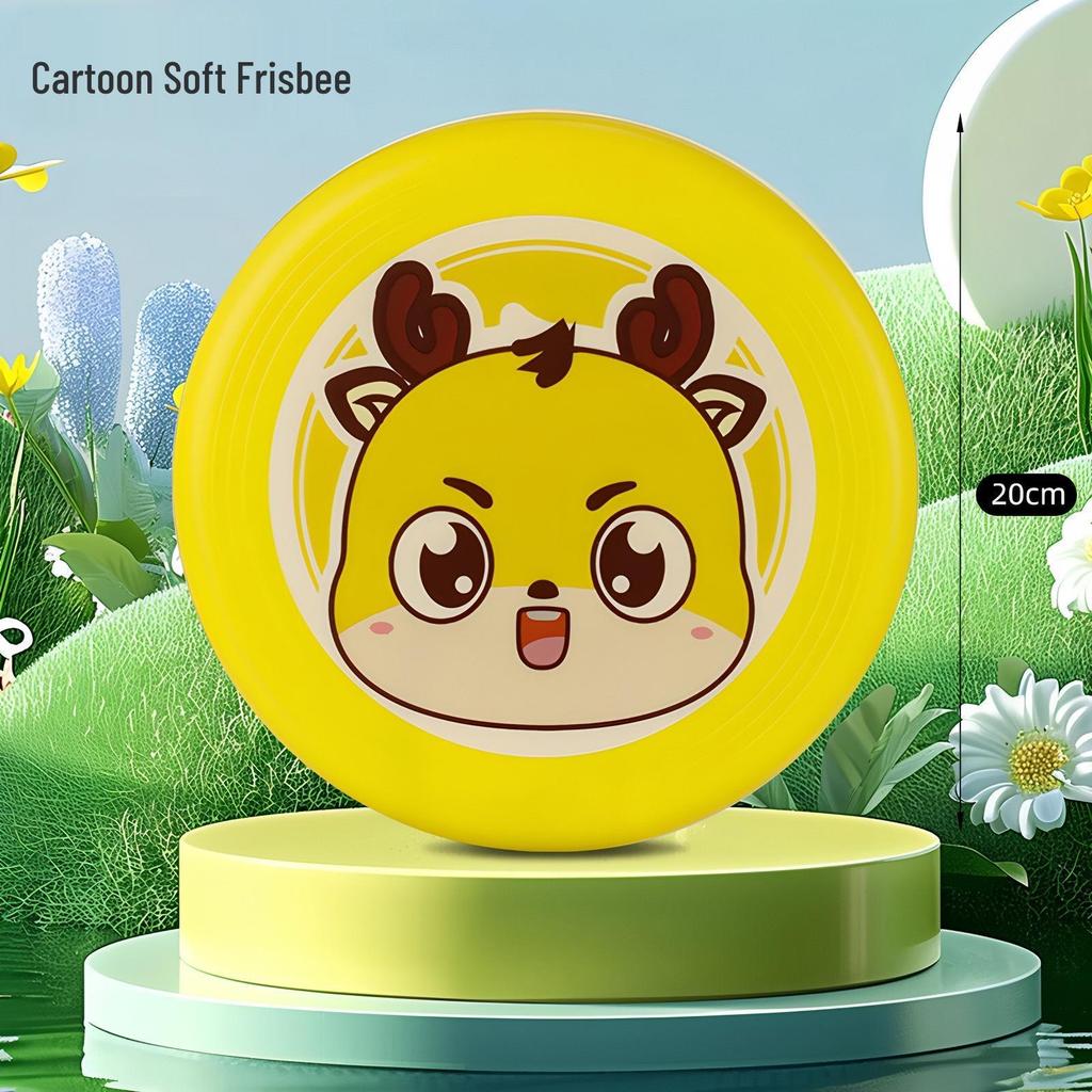 Kids' Soft Frisbee: Outdoor Hand-Thrown Flying Disc for Boys and Girls, Perfect for Beach Play and Parent-Child Bonding.