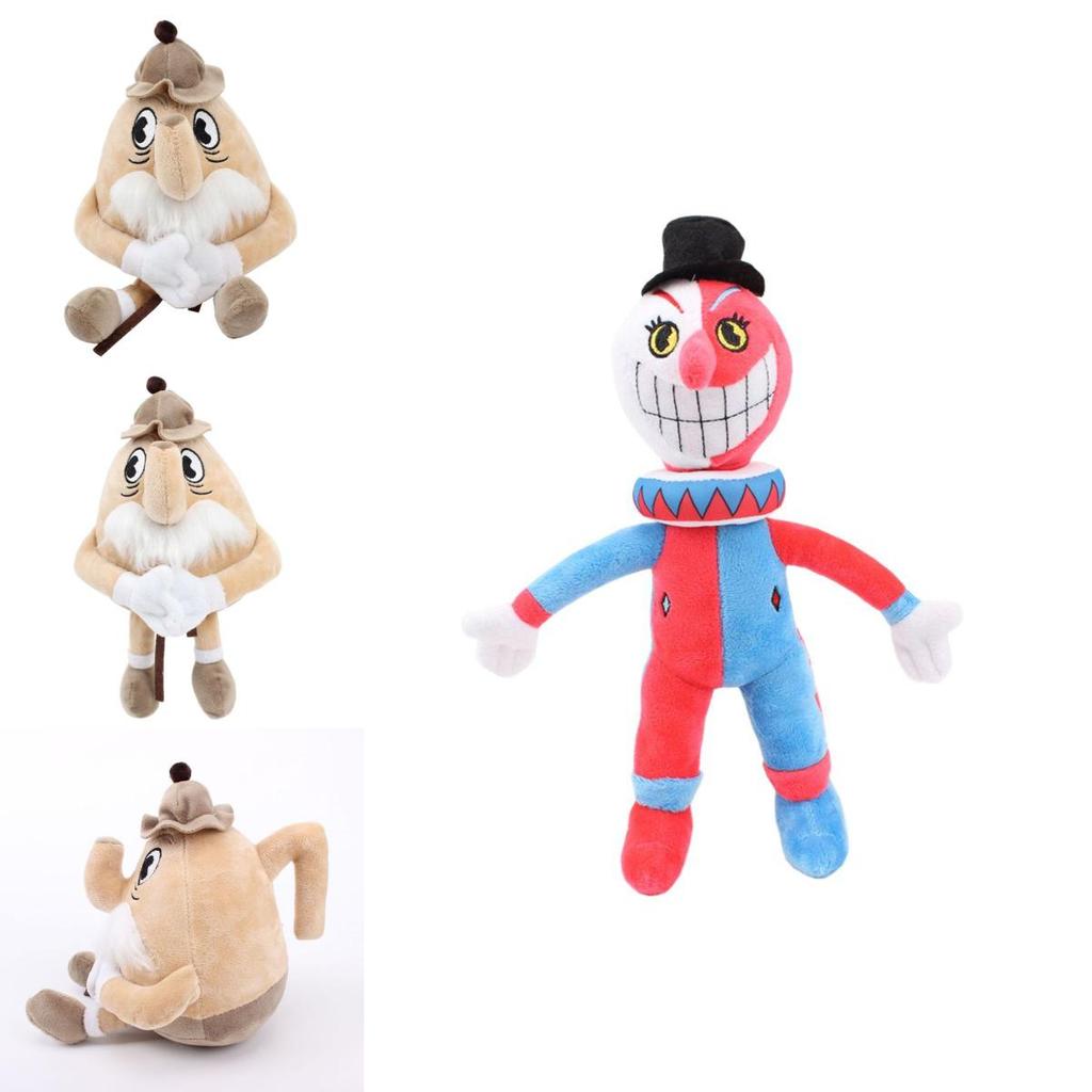 Cuphead Soft Plush Toy With Magic Lamp Teapot And Joker Design