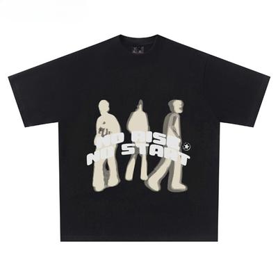 Hip Hop Retro 90s Streetwear Anime Print T-Shirt Harajuku Fashion Short Sleeve Top Gothic Clothing Oversized T Shirt