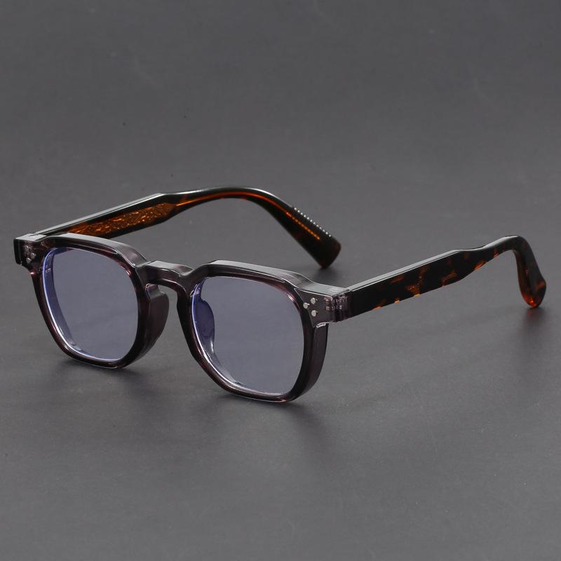 Trend Anti Blue Light Glasses Women TR90 Frame High Quality Retro Square Computer Reading Glasses Men Optical Eyewear