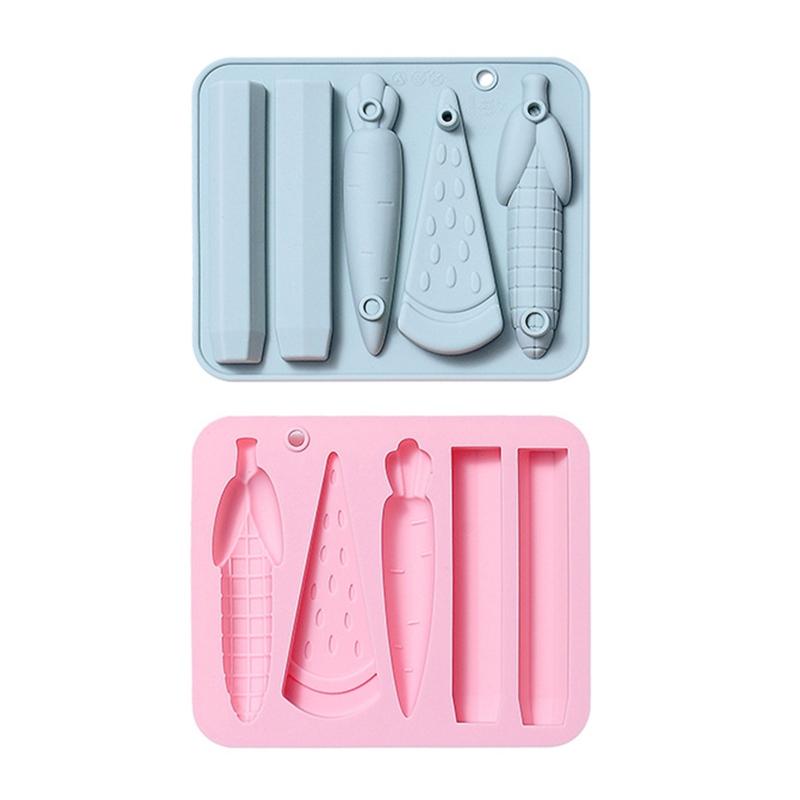 Painting Crayon Silicone Mold Baby Drawing Pencil Cupcake Chocolate Fondant Mould Cake Decorating Tools Candy Clay Molds