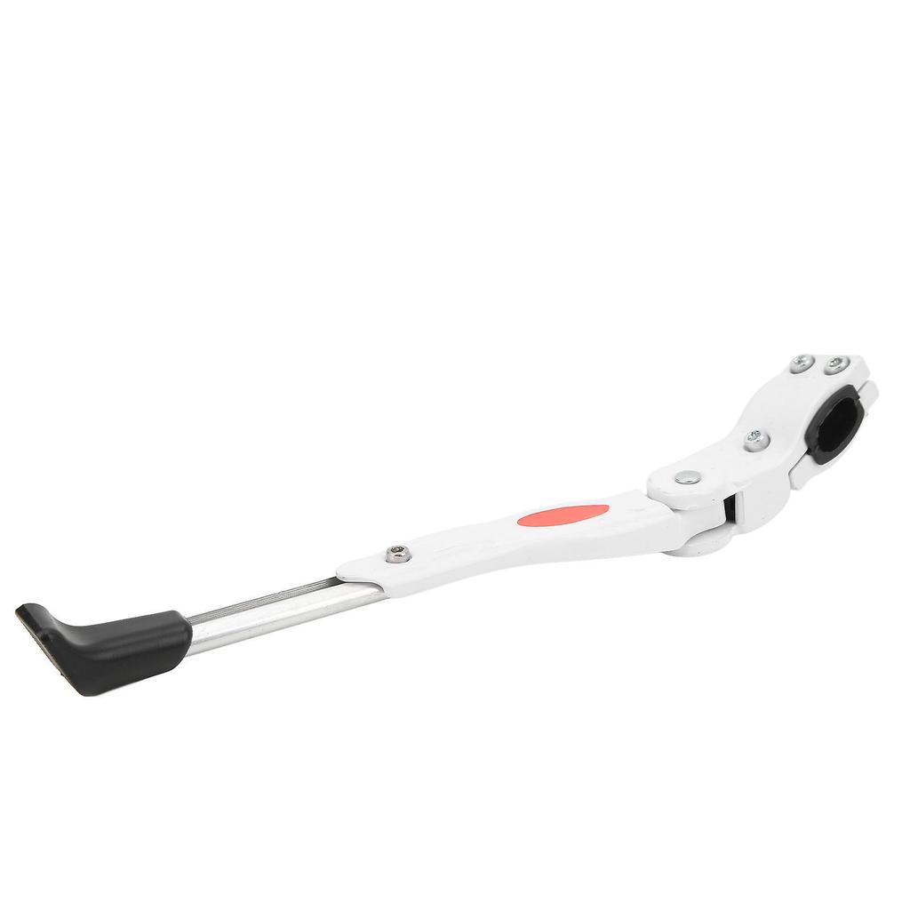 Bike Kickstand Aluminum Alloy Adjustable Keep Steady Improve Security Bicycle Side SupportWhite