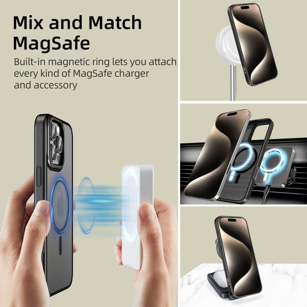 Tech-Protect Magedge Magsafe Iphone 16 Pro Max Matte Black/Gunmetal