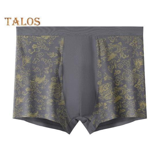 

Мужские трусы-боксеры, эластичные, с высокой талией, свободный покрой, высокоэластичные шорты, дышащие, гладкие, с принтом XXXL темно-серого