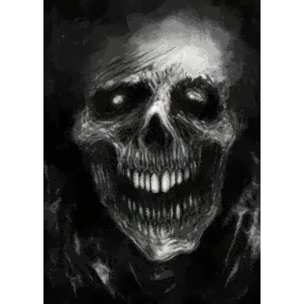 Vintage Skeleton Monster Spooky Posters Thriller Moody Gothic Ghost Prints Canvas Painting Wall Pictures Home Living Room Decor