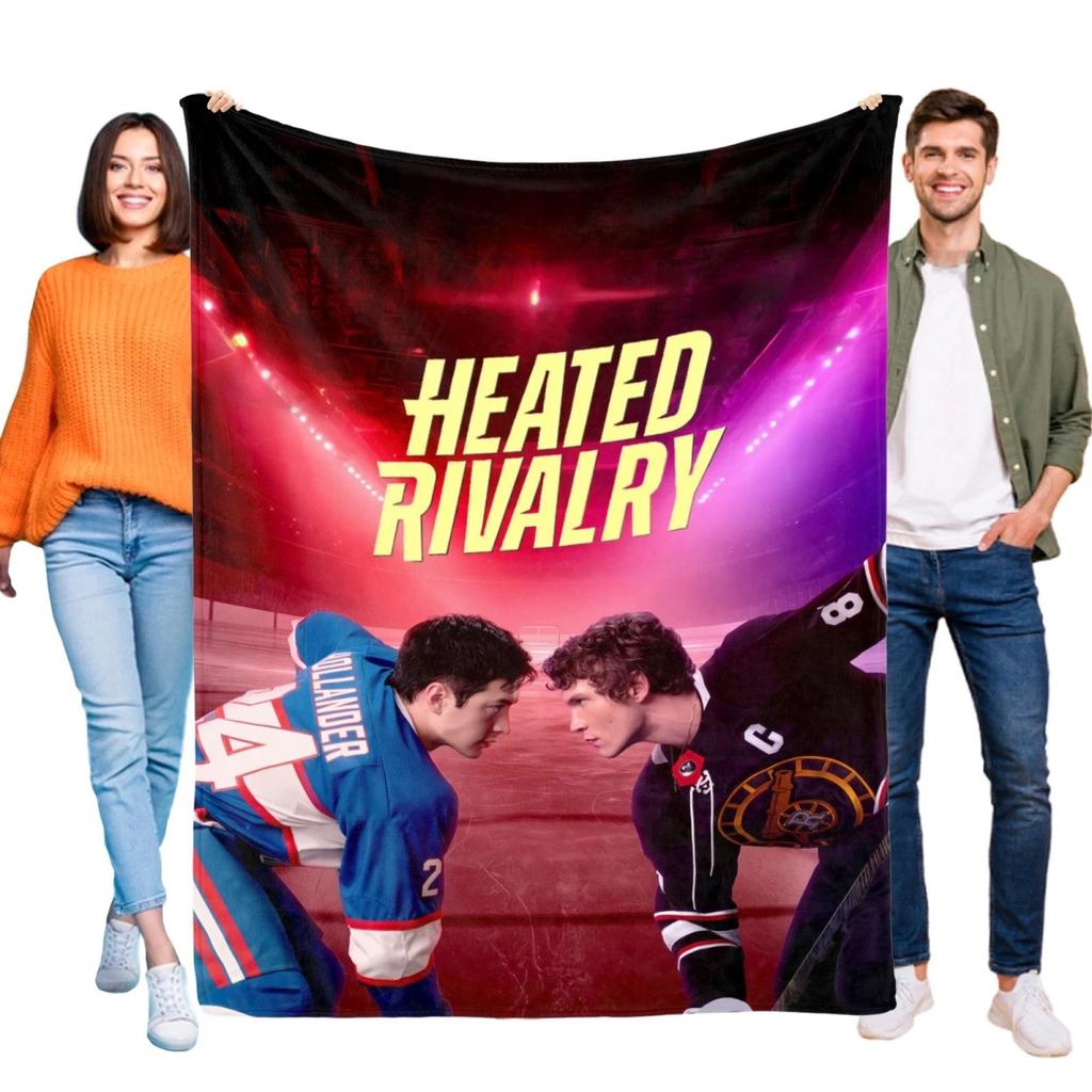 Heated Rivalry Flannel Blanket Soft Bed Sofa Couch Cozy Throw Birthday Gift