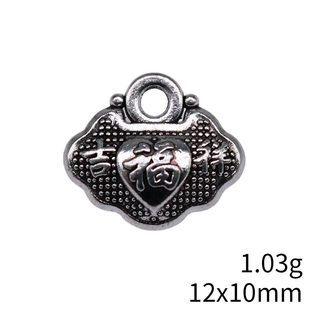 Valentine's Day Charms For Necklace Chinese Knot Chinese Character Charms Pendant Women's Bag Pendant Accessories