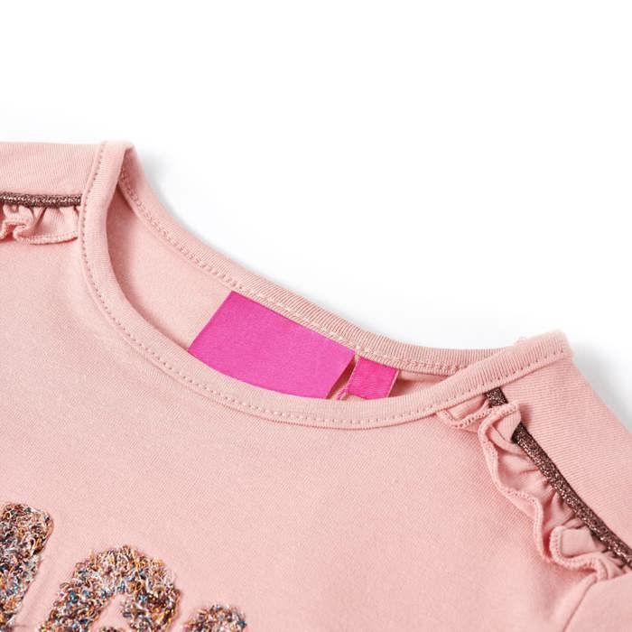 Kids' Long-sleeved T-shirt Light Pink 92/104/116/128/140