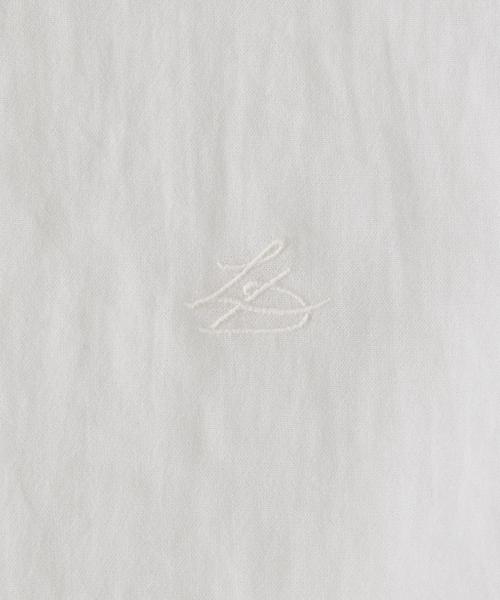 LADY VOLUME Logo Play Oversized Fit Shirt_White