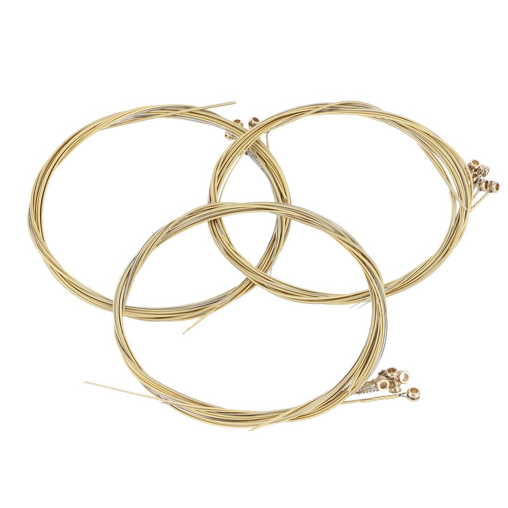 3Set Universal Steel Acoustic Folk Guitar Strings Replacement Musical Instrument Accessories3Set Brass Strings