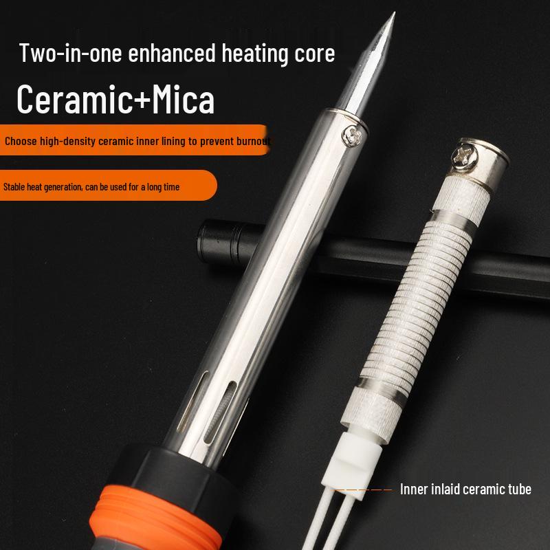 60W/100W Industrial Soldering Iron – Flat Head Smoke Code, Constant Temperature