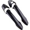 Car Exterior Door Handle Cover Trim Cap Set Carbon Fiber Texture Fit for Mercedes-Benz W246 W204 W212 X204 W166 W117 LHD Black