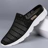Hollow Out Loafers Outdoor Mesh Flats Breathable Moccasins Comfy Sneakers Cool Muller Shoes Half Shoes Summer Mens Casual Shoes