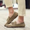 Fashion Summer Suede Leather Men Loafers Breathable Flats Men's Casual Shoes Moccasins Man Minimalist Lightweight Driving Shoes Sneakers