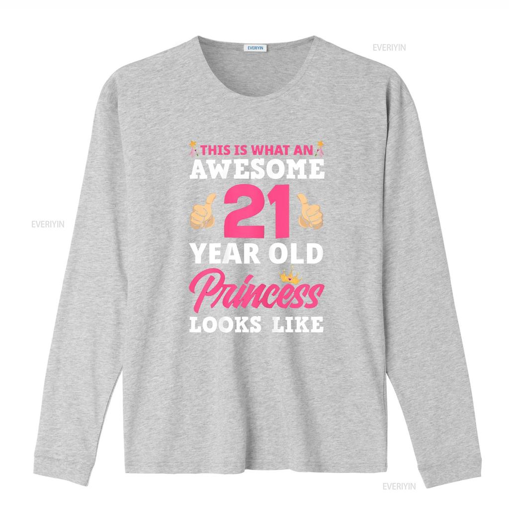 21st Birthday Women Funny 21 Years Old Girls T Shirt Vintage Washed Versatile Comfortable Streetwear Slightly Soft Fashion