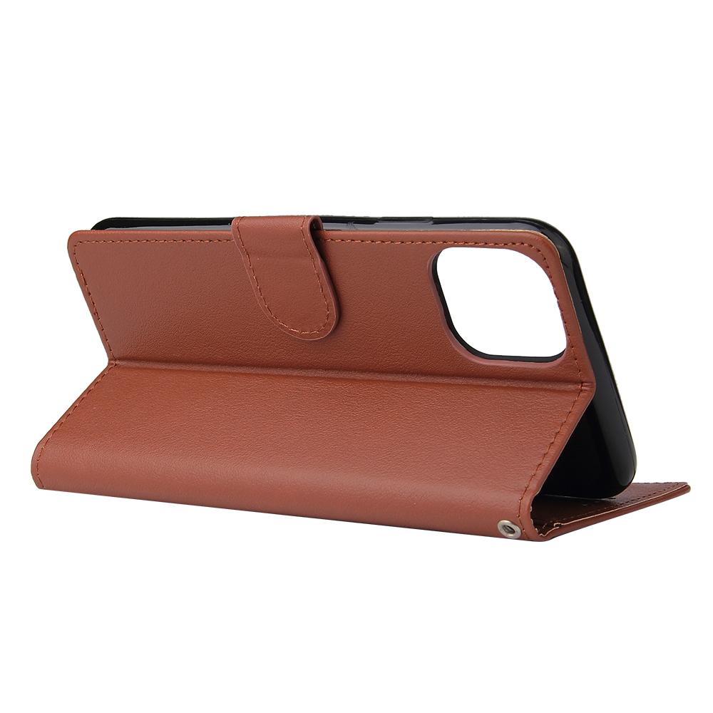 For iPhone 11 Case PU Leather+Shockproof TPU Wallet Phone Cover