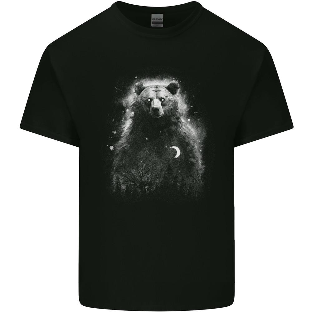 

Mystical Grizzly Bear Mens Light Cotton T-Shirt 2XL