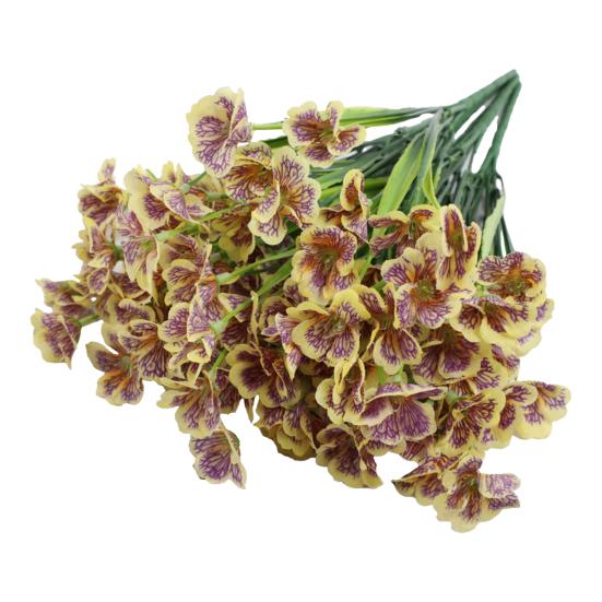 Artificial Flower No Maintenance No Watering No Fading Bright Color Realistic Lifelike Artificial Flower Wedding Party Home Decoration