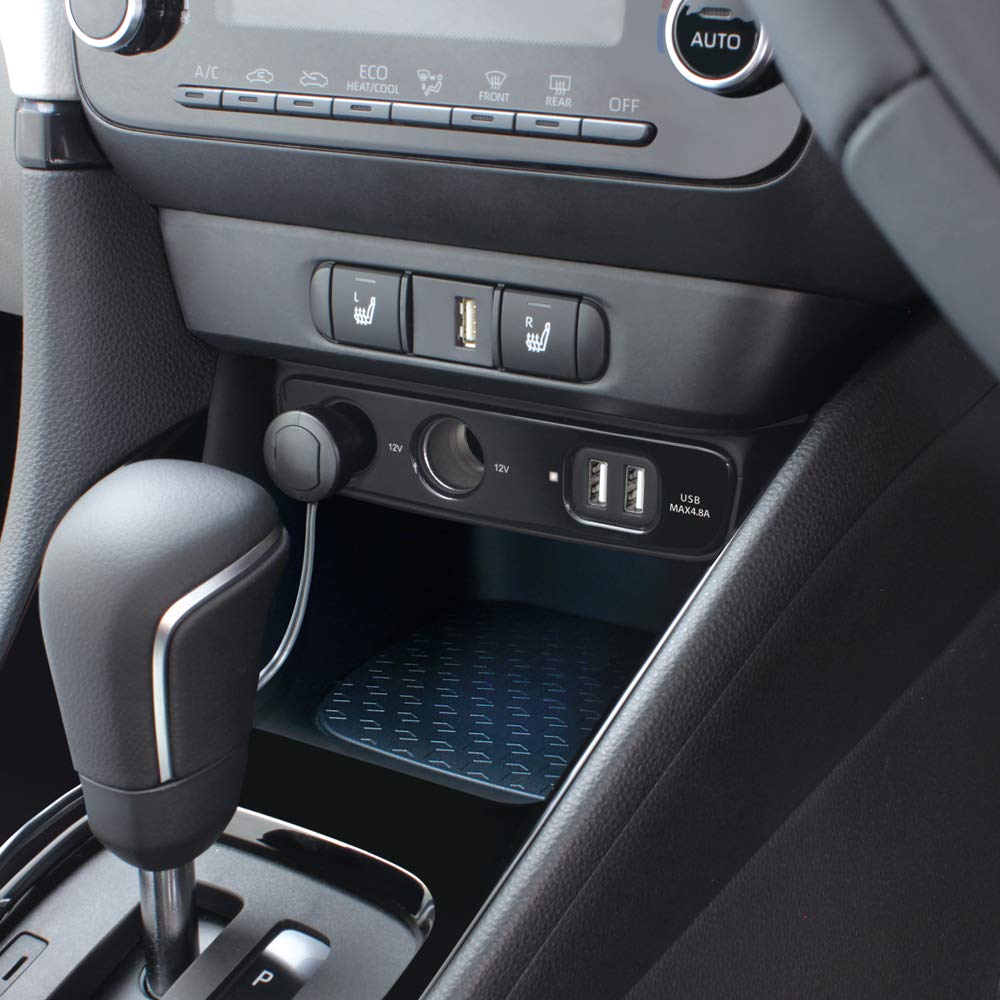 Tsuchiya Yac Socket Power Box for Toyota Yaris and Yaris Black Vehicle-Specific Cross, (SY-YA4)