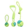Heavy Duty Rope Toy For Power Chewers | Multi-Texture Tug-Of-War & Dental Chew Dog Toy | Non-Slip Grip Indoor/Outdoor Use