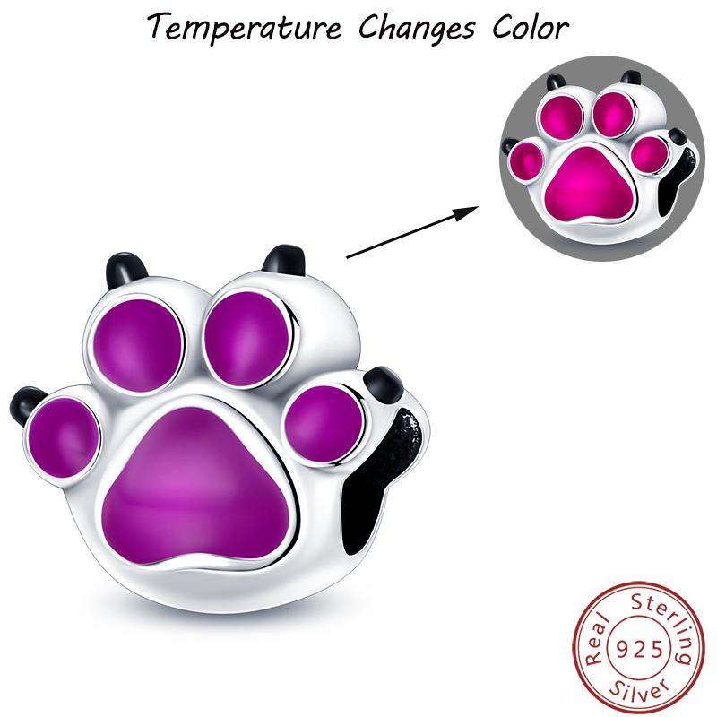 Temperature Change Color Copper Craft Chameleon Elephant Claw Pad Charms 3Mm Handmade Exquisite Jewellery Crafting