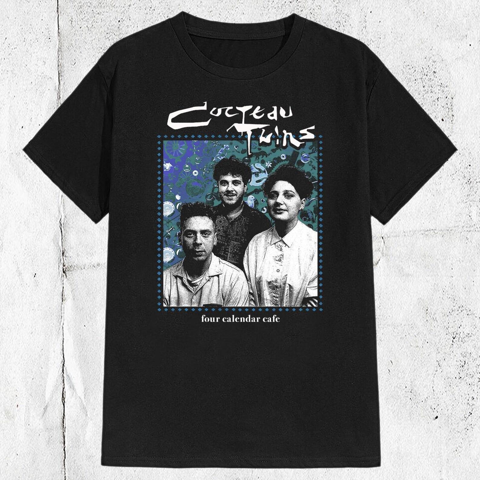 Cocteau Twins Band Four Calendar Cafe Dream Pop Shoegaze Music T shirt S