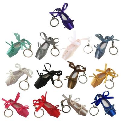 Schöner Ballettschuh Schlüsselanhänger Stilvoller Anhänger Schlüsselanhänger Ballettschuh Schlüsselanhänger