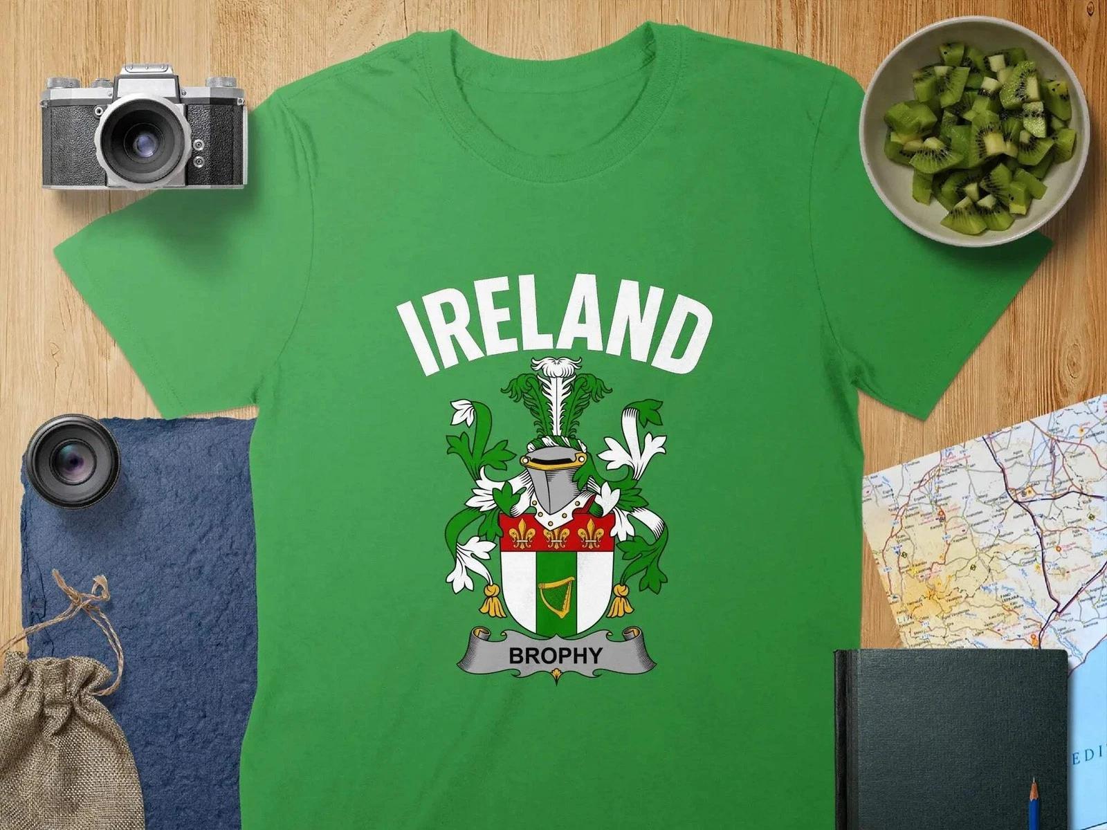 Brophy Coat Of Arms Irish T-Shirt XL
