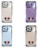 Applicable to Apple 11Pro mobile phone case iPhone11/11 four corners thickened transparent electroplating Minnie large airbag anti-drop