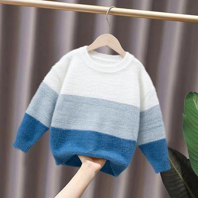 Children Sweet Cute Long Sleeve O-neck Spring & Autumn Knitwear Boys & Girls Sweatshirt