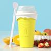 500 ML DIY Quick-Frozen Summer Smoothie Cup Large Capacity Cooling Milkshake Bottle Squeeze Portable Slushy Maker Cup