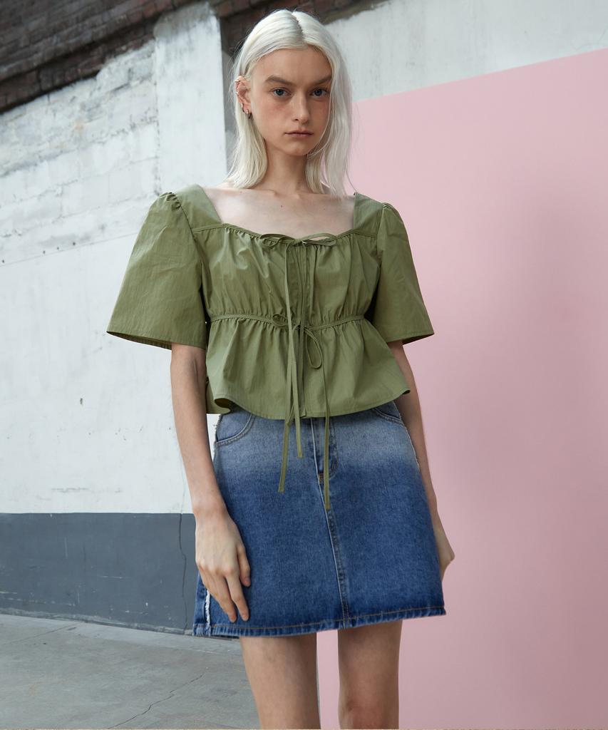 Jucy Judy J Gradient Denim Mini Skirt Jysk321F