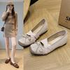 Bow Satin Ballet Shoes Women's 2026 Spring New Casual Mary Jane Shoes Flat Commuter Shoes