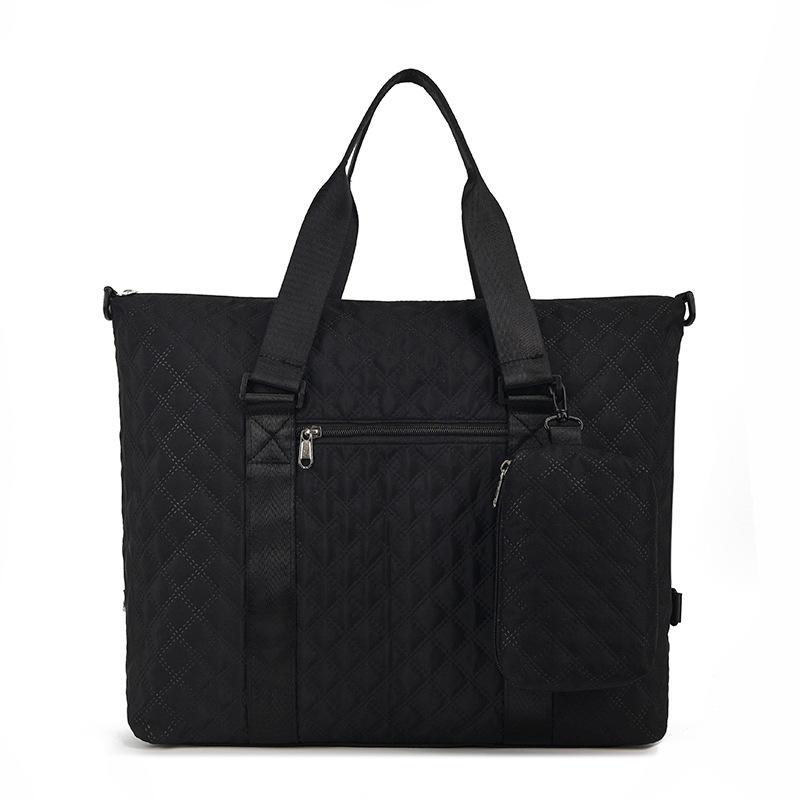 

Женская дорожная сумка для коротких поездок, повседневная, портативная, с несколькими карманами для классификации, маленькая багажная сумка, сумка для хранения еды для пикника