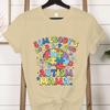 Autism Gift for Mom Crew Neck Short Sleeve Tshirt Loud  Proud Autism Mama Classic Tshirts Autism Awareness Day Mama Clothing
