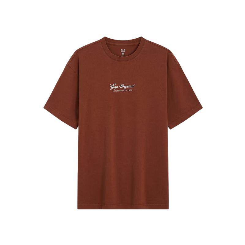 GAP Unisex Embroidered Logo Short Sleeve T-Shirt 180/100A