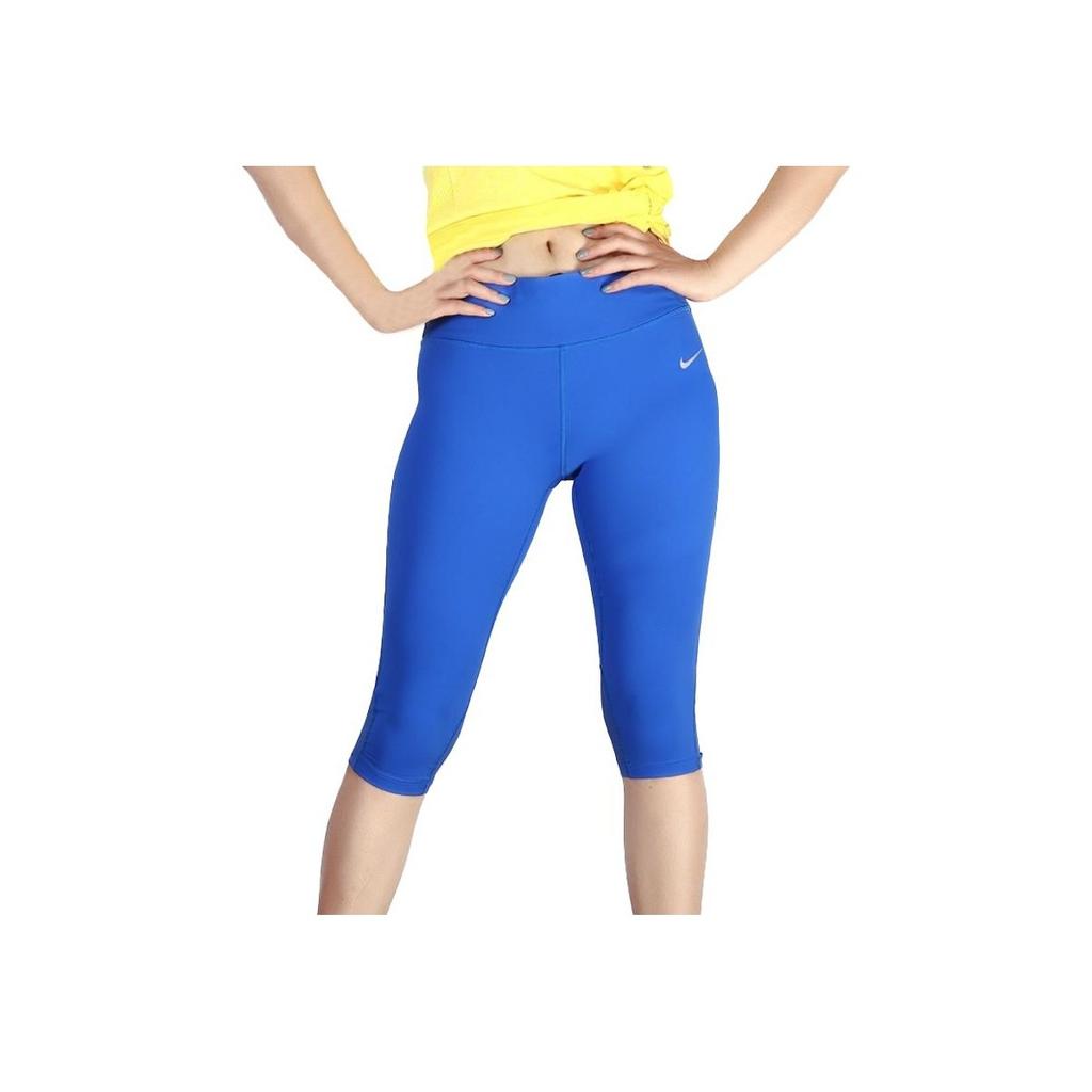 Nike Breathable Quick-Dry Stretch Seven-Point Sports Pants Women bottoms Blue 644889-480