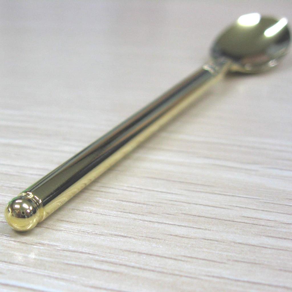 Nagao Seema Coffee Gold 5 pieces 1 Made in Japan Spoons, Plated, + extra,