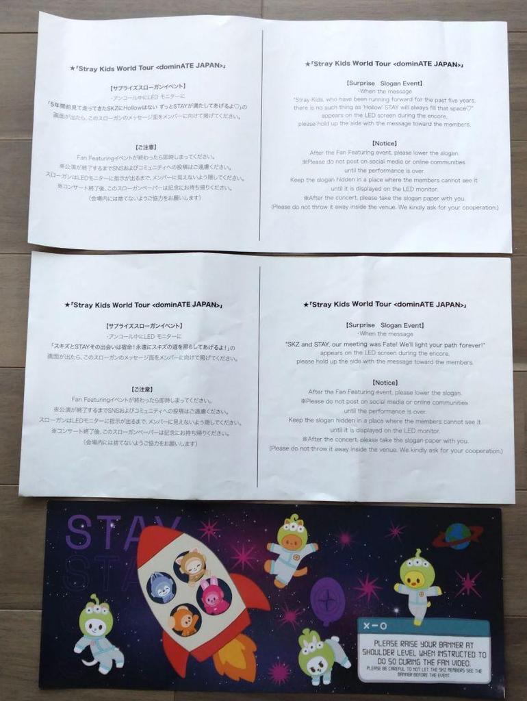[USED] Stray Kids World Tour Shizuoka Ecopa, LONDON Slogan